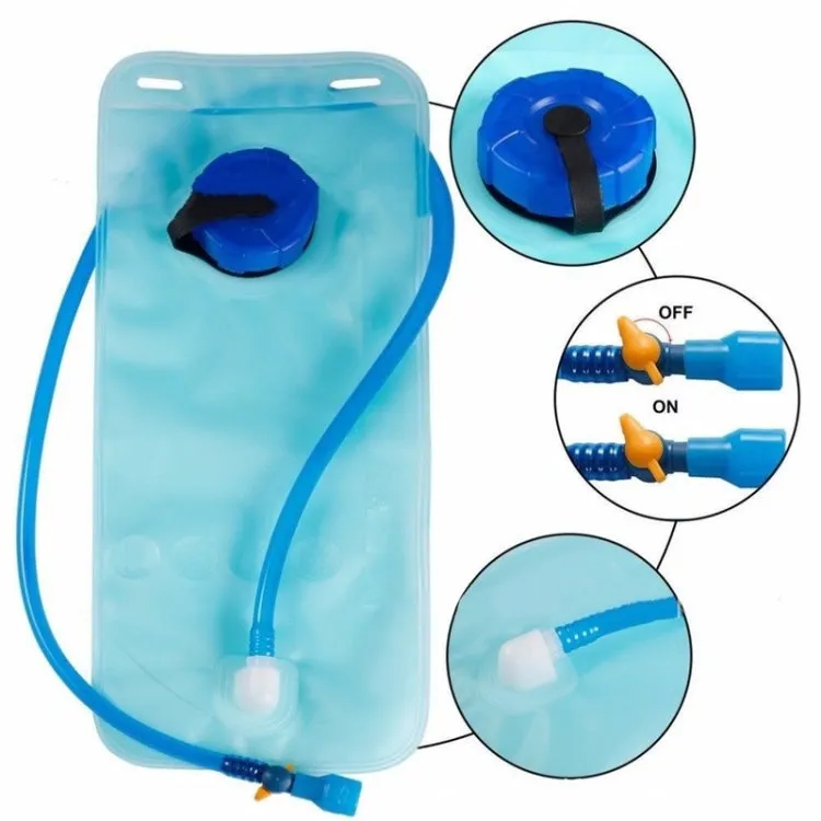 2L Outdoor Drinking Water Bag Environmental Protection Sports Riding Folding Water Bag(Switch)