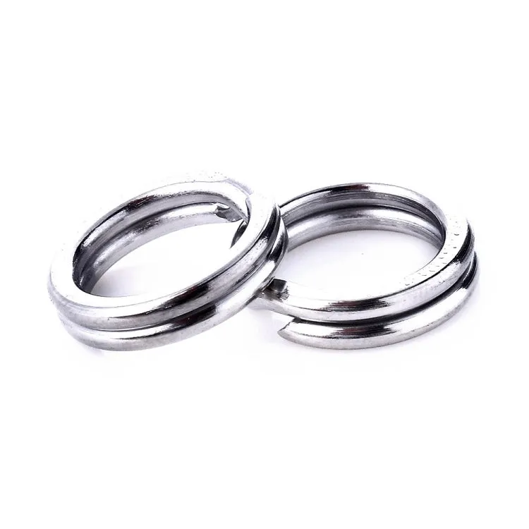 5mm HENGJIA SS010 50pcs /Pack Stainless Steel Flat Ring Fishing Space Fittings