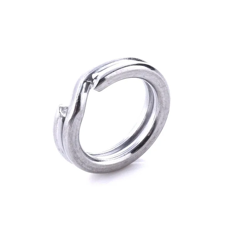 5mm HENGJIA SS010 50pcs /Pack Stainless Steel Flat Ring Fishing Space Fittings