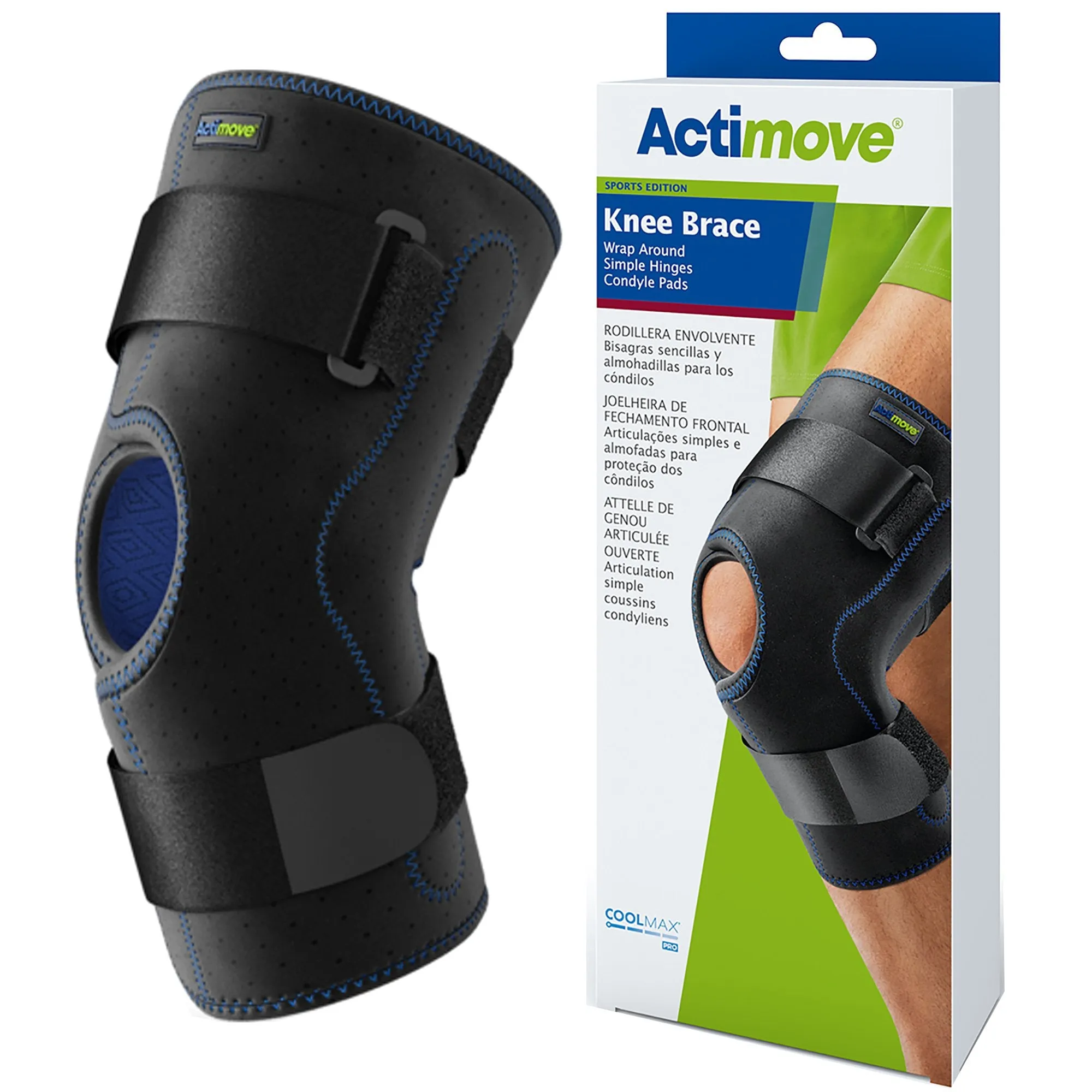 Actimove® Sports Edition Hinged Knee Brace, 2X-Large, 1 Each