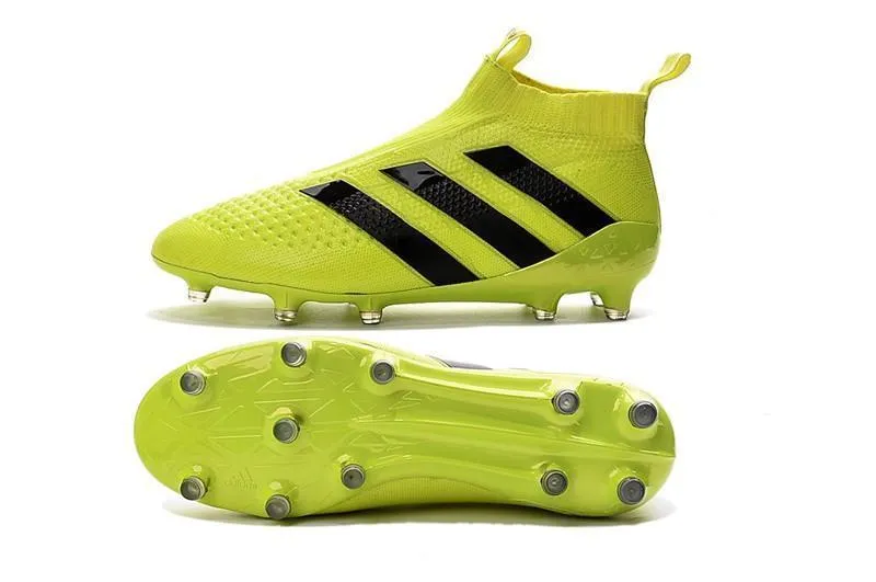 Adidas ACE 16  Purecontrol FG/AG Soccer Cleats Solar Yellow Black