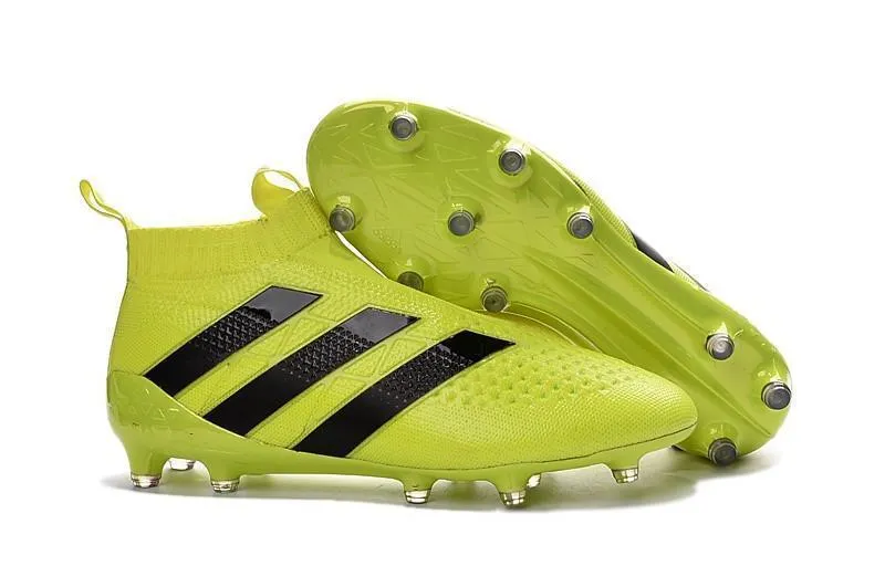 Adidas ACE 16  Purecontrol FG/AG Soccer Cleats Solar Yellow Black