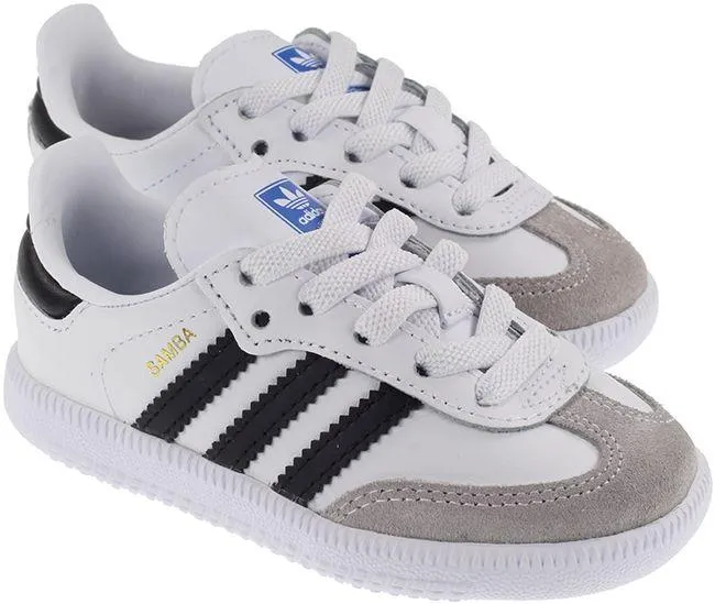 Adidas Originals Trainers Infants Samba OG Footwear White Core Black Granite