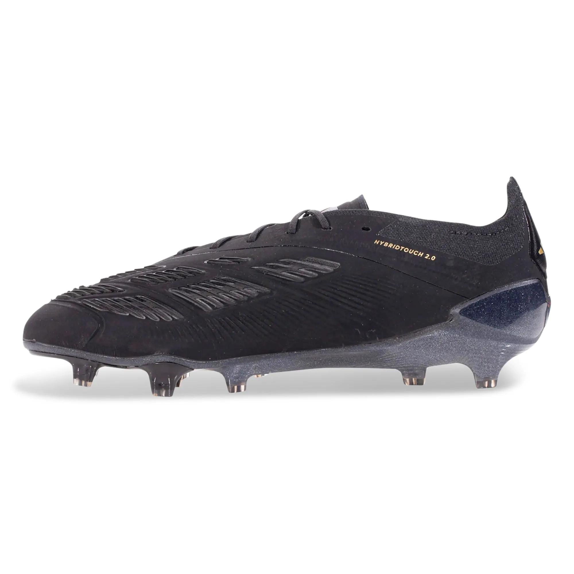 adidas Predator Elite FG Soccer Cleats (Black/Iron Metallic)