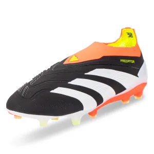 adidas Predator Elite LL FG Soccer Cleats (Black/Solar Red)