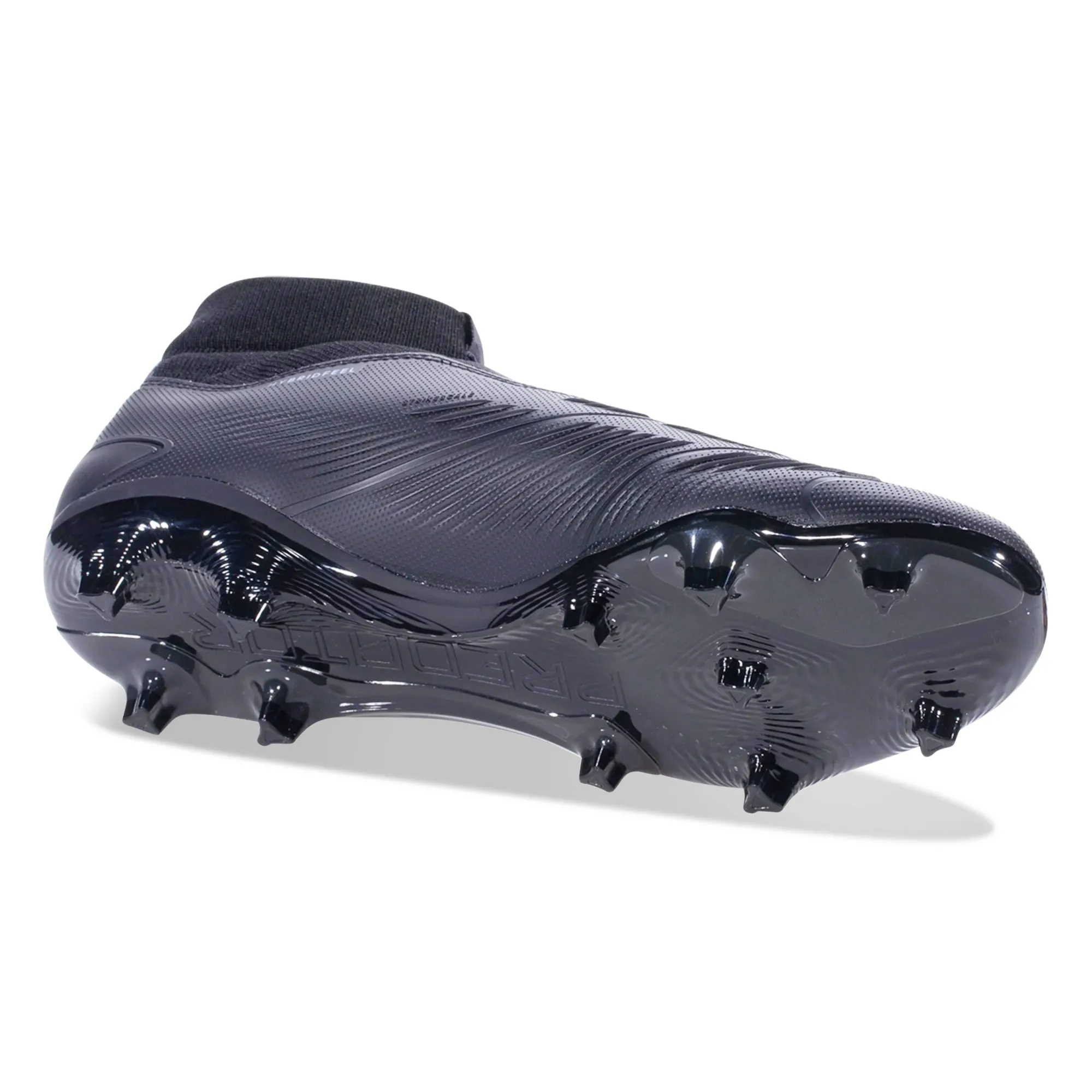 adidas Predator League Laceless Firm Ground Soccer Cleats (Core Black/Core Black)