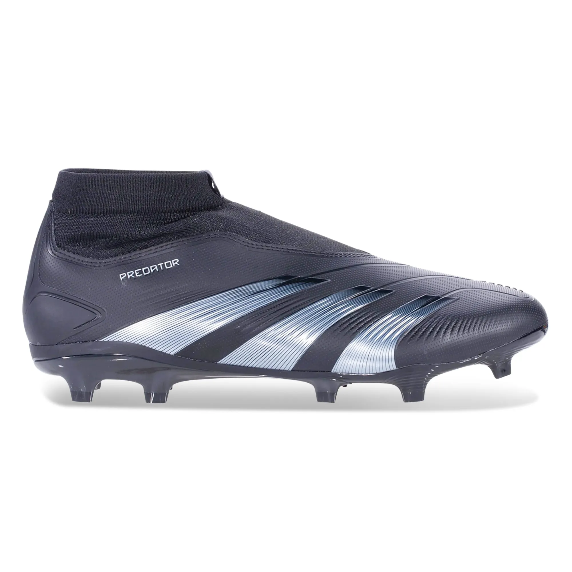 adidas Predator League Laceless Firm Ground Soccer Cleats (Core Black/Core Black)