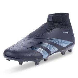 adidas Predator League Laceless Firm Ground Soccer Cleats (Core Black/Core Black)