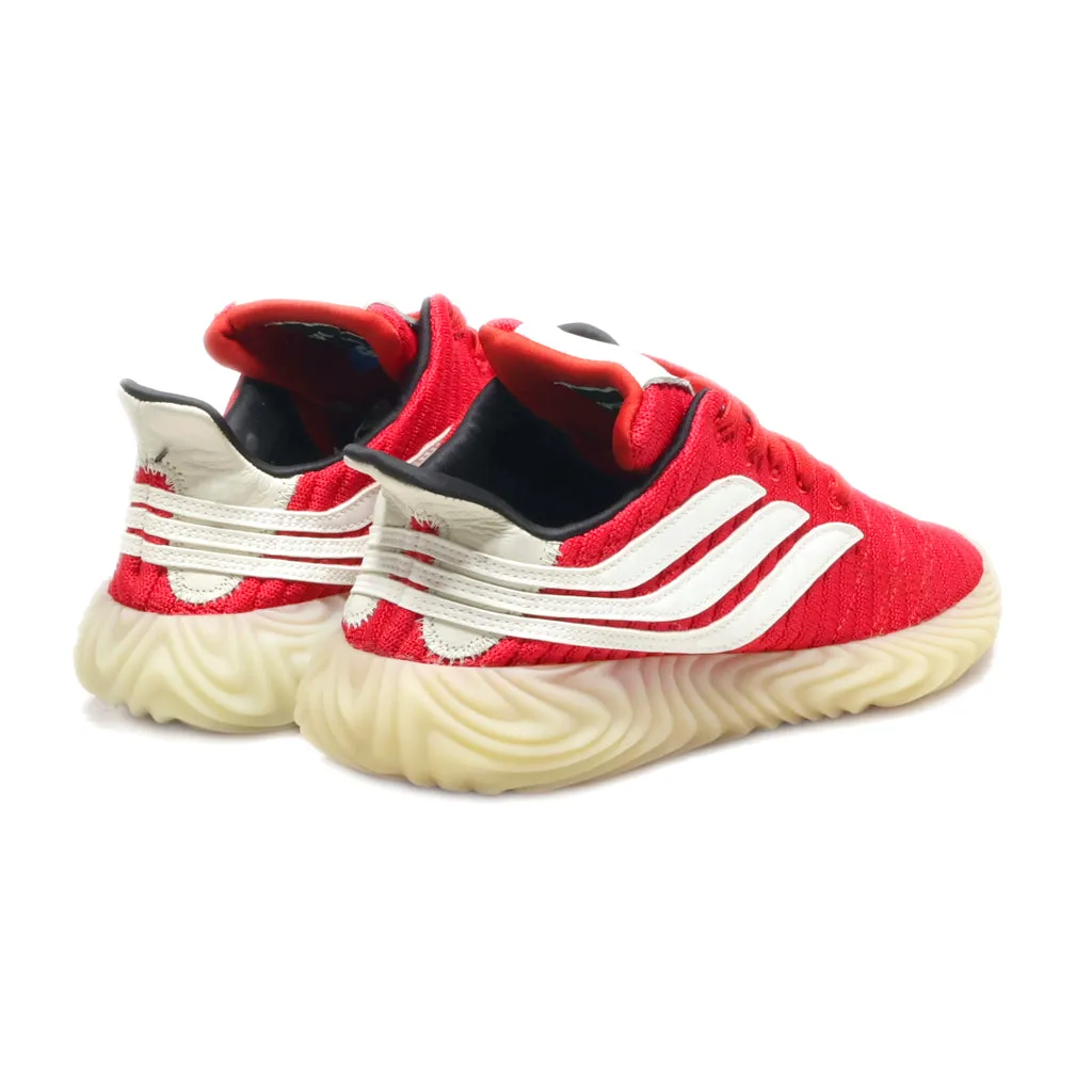 Adidas Sobakov Sport Shoes Fabric Red Colour For Men