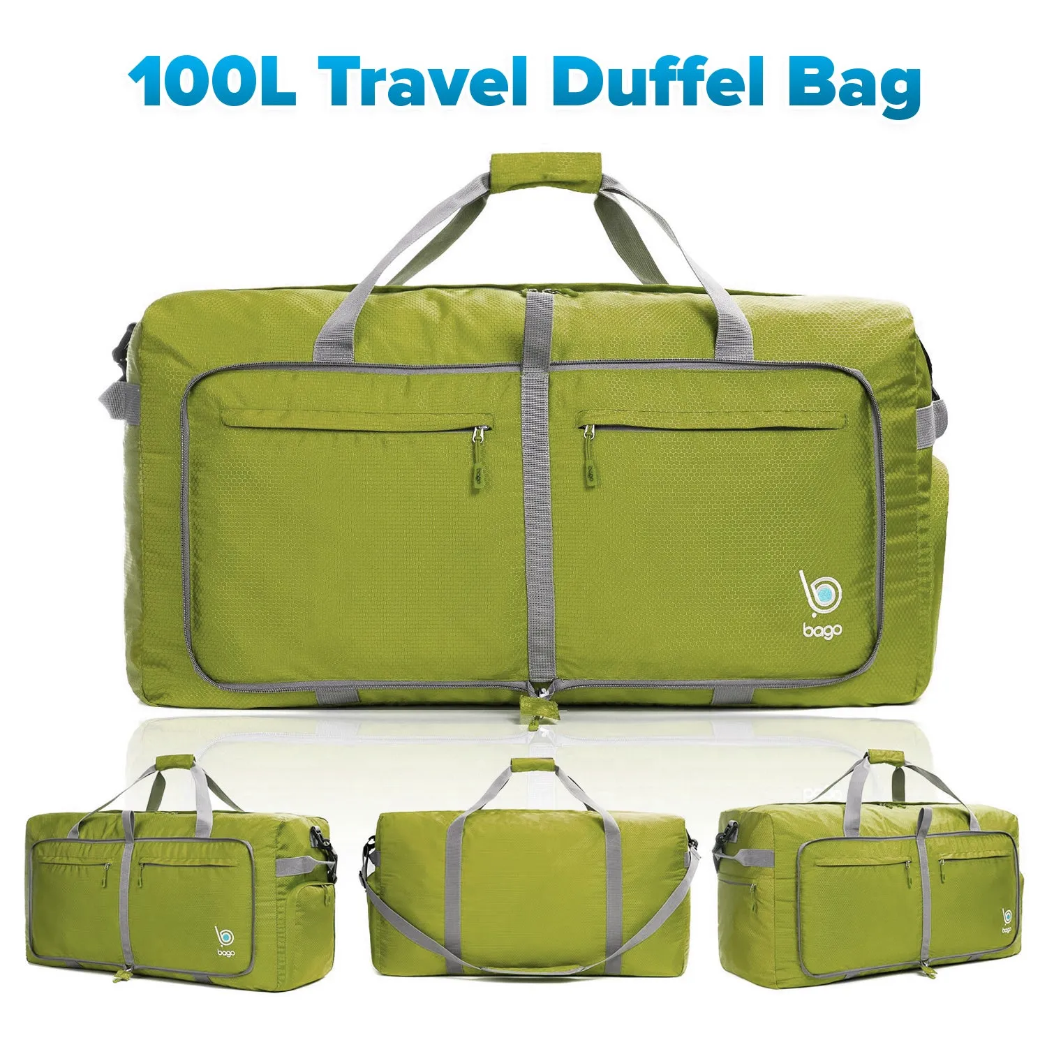 Bago 100L Travel Duffel Bags for Men & Women - 29" X Large Duffle Bag Luggage