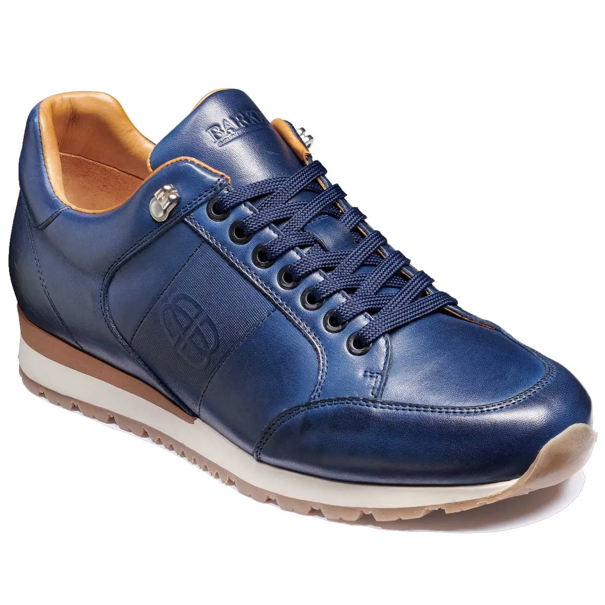 BARKER Seb Sneakers - Mens - Navy Calf