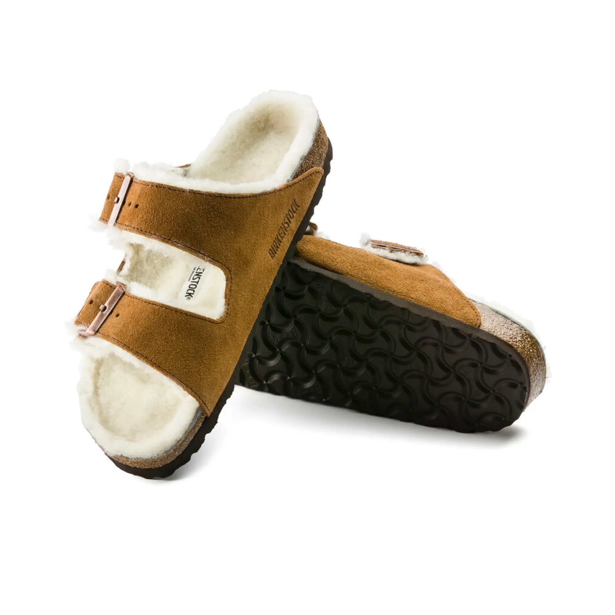 BIRKENSTOCK ARIZONA SUEDE SHEARLING N (NARROW)