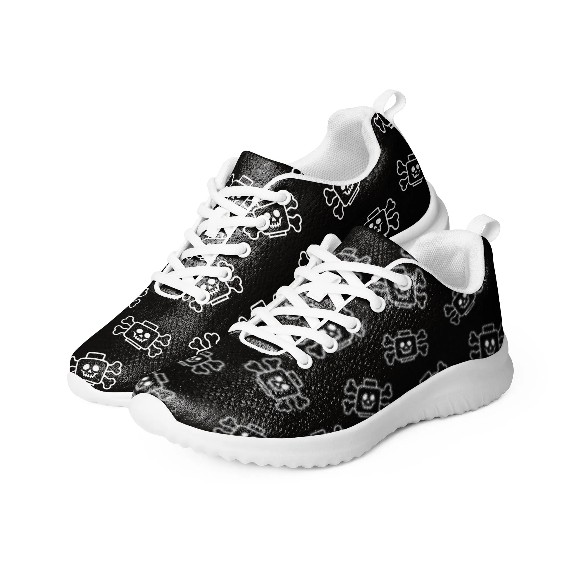 Black Skeleton Women’s Athletic Shoes