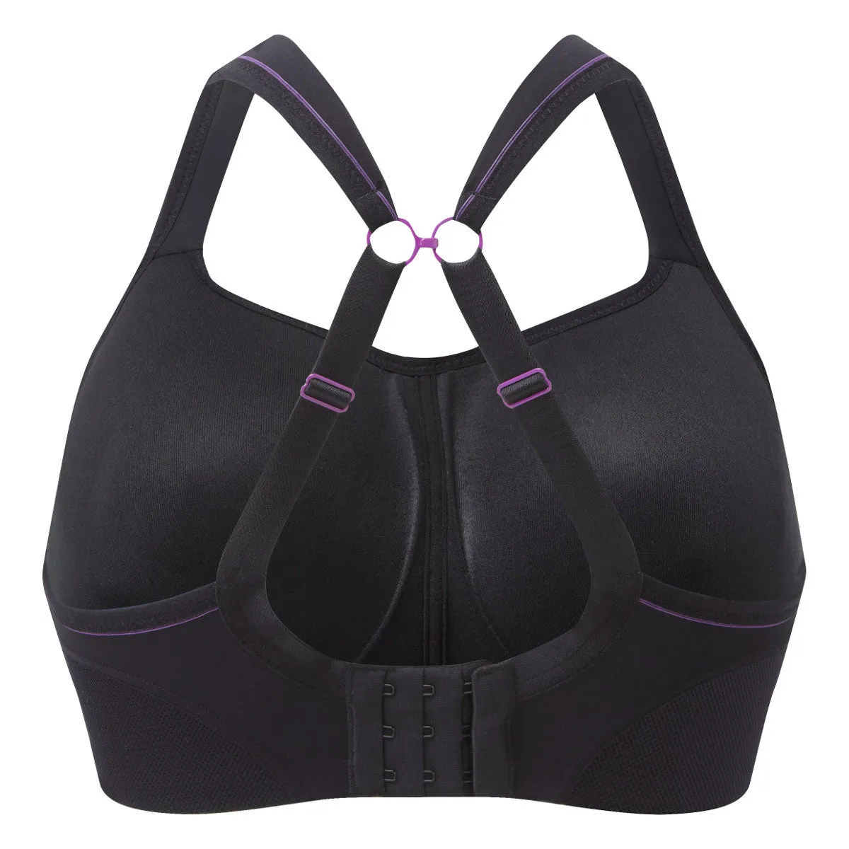 Black Sports Bra Non-Wired - Panache