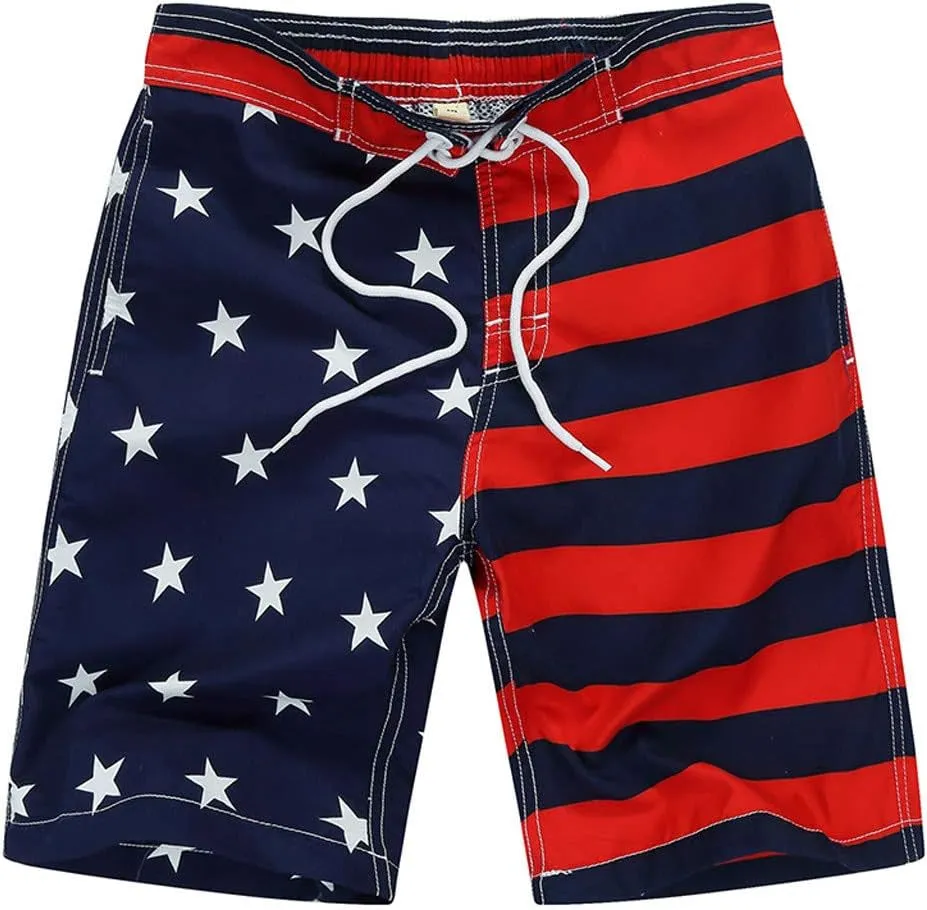 Boys Kids Swim Trunks Beach Shorts 4-16 Years