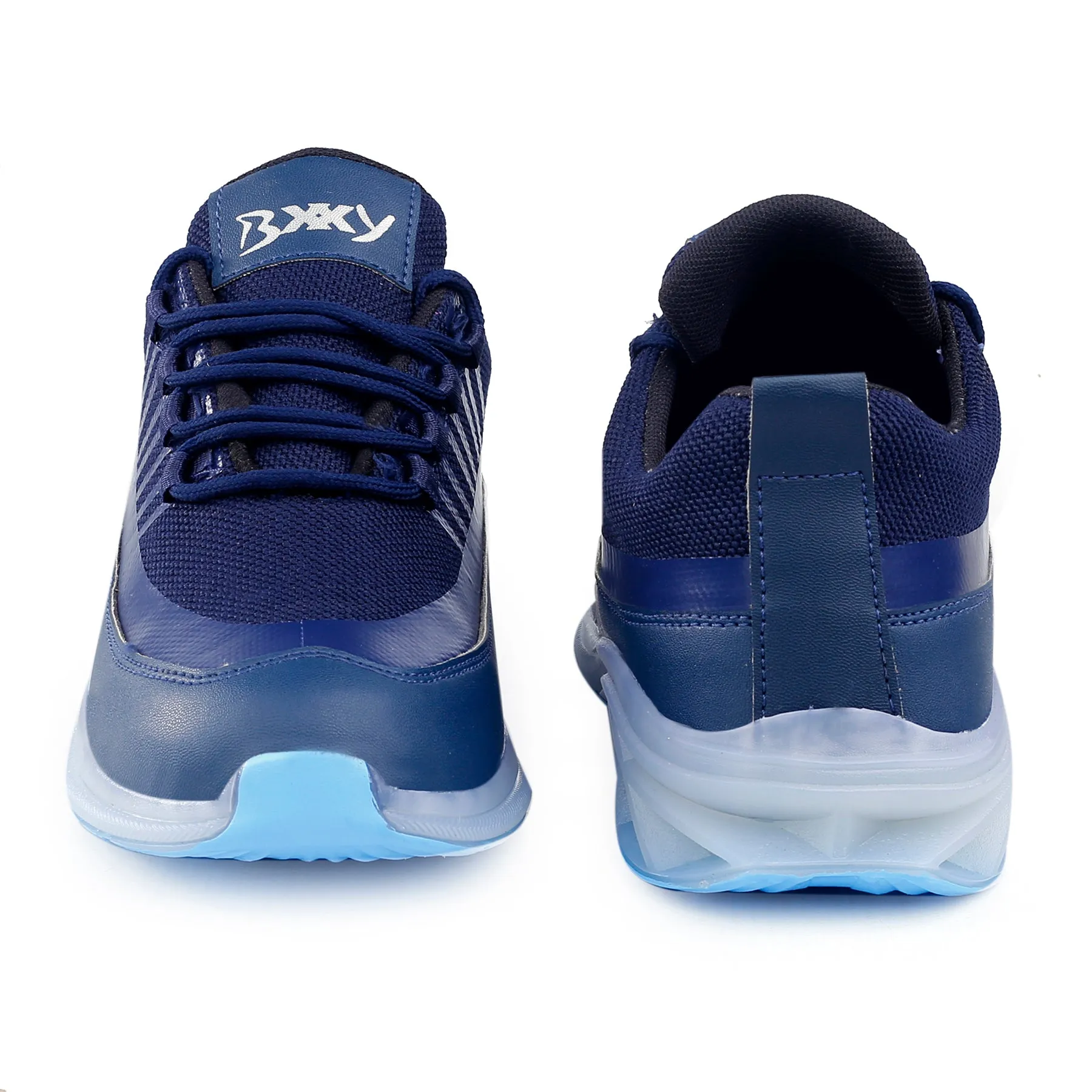 Bxxy's Multi Color Sports Shoes For Men On Transparent Sole