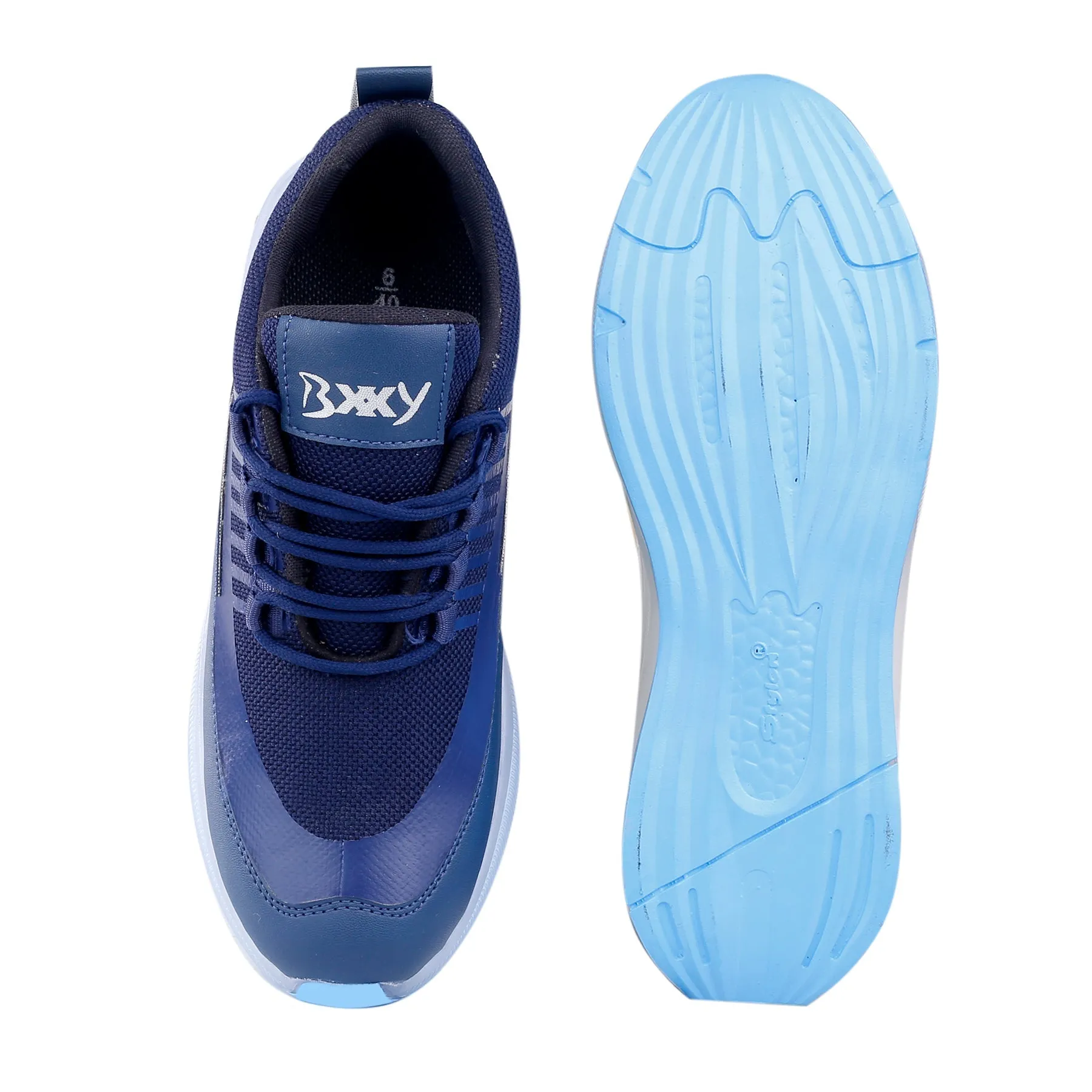 Bxxy's Multi Color Sports Shoes For Men On Transparent Sole