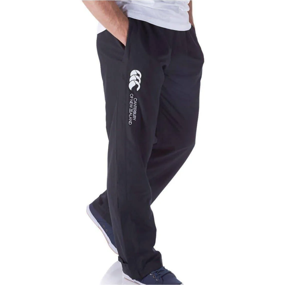 Canterbury Open Hem Mens Stadium Pants - Black