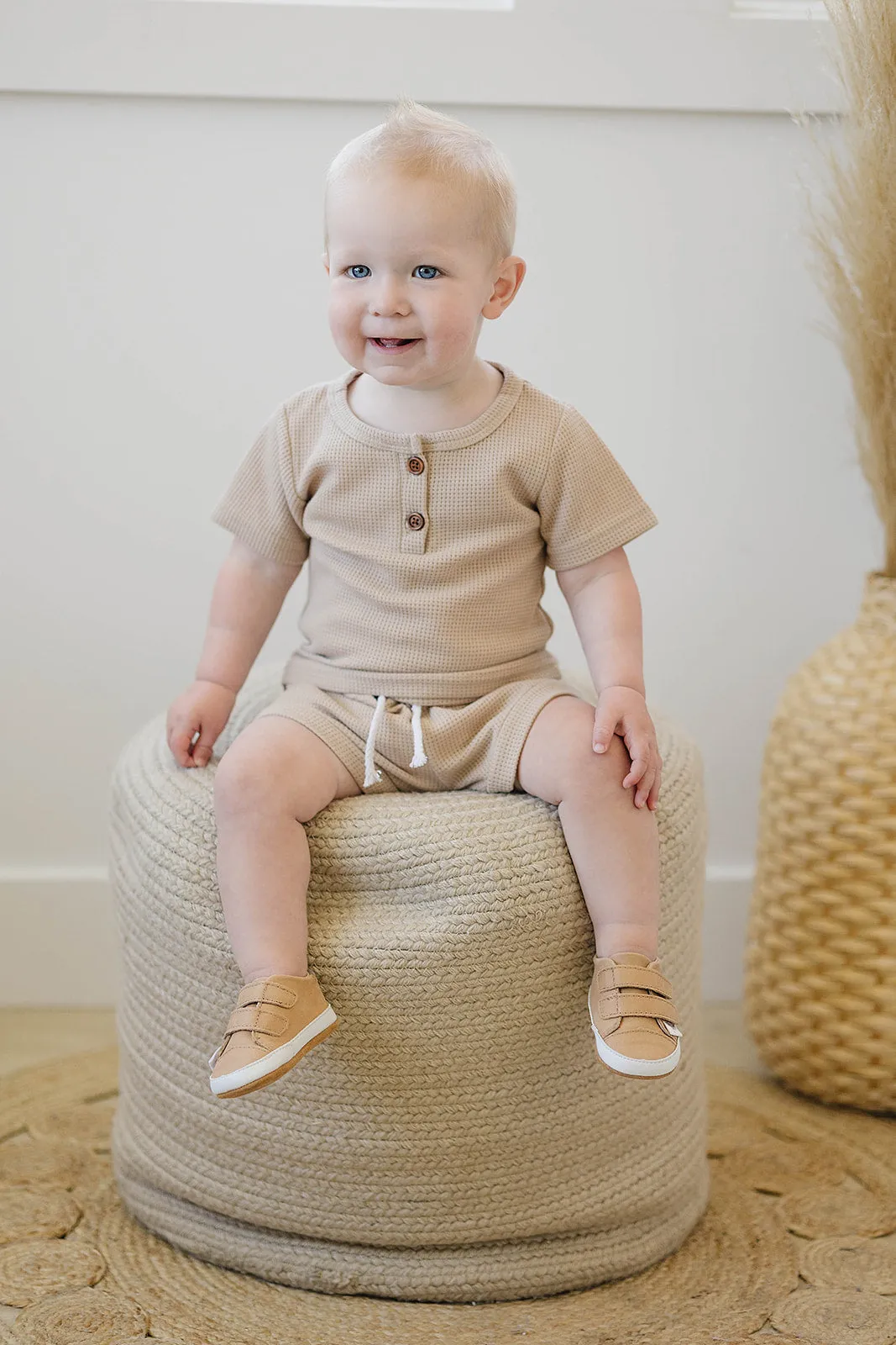 Casual Desert Sand Low Top {Premium Leather}