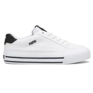 Court Classic Vulc Retro Logo Lace Up Sneakers