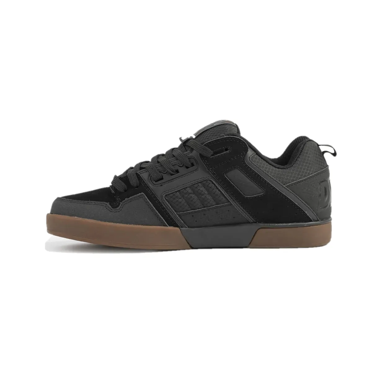 DVS Comanche 2.0  Black/Gum Leather Skate Shoes