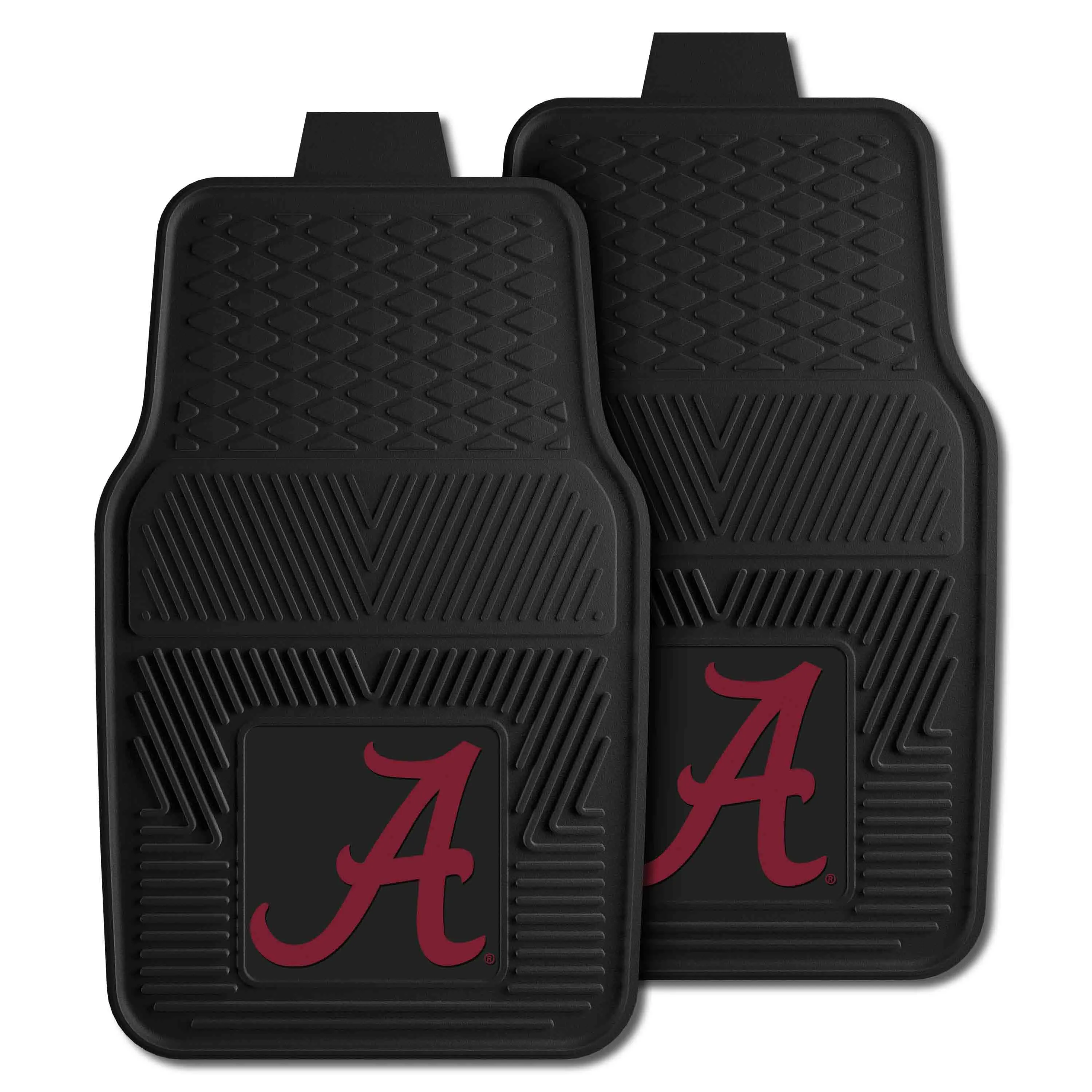 Fanmats Alabama Crimson Tide 2pc Vinyl Car Mat Set