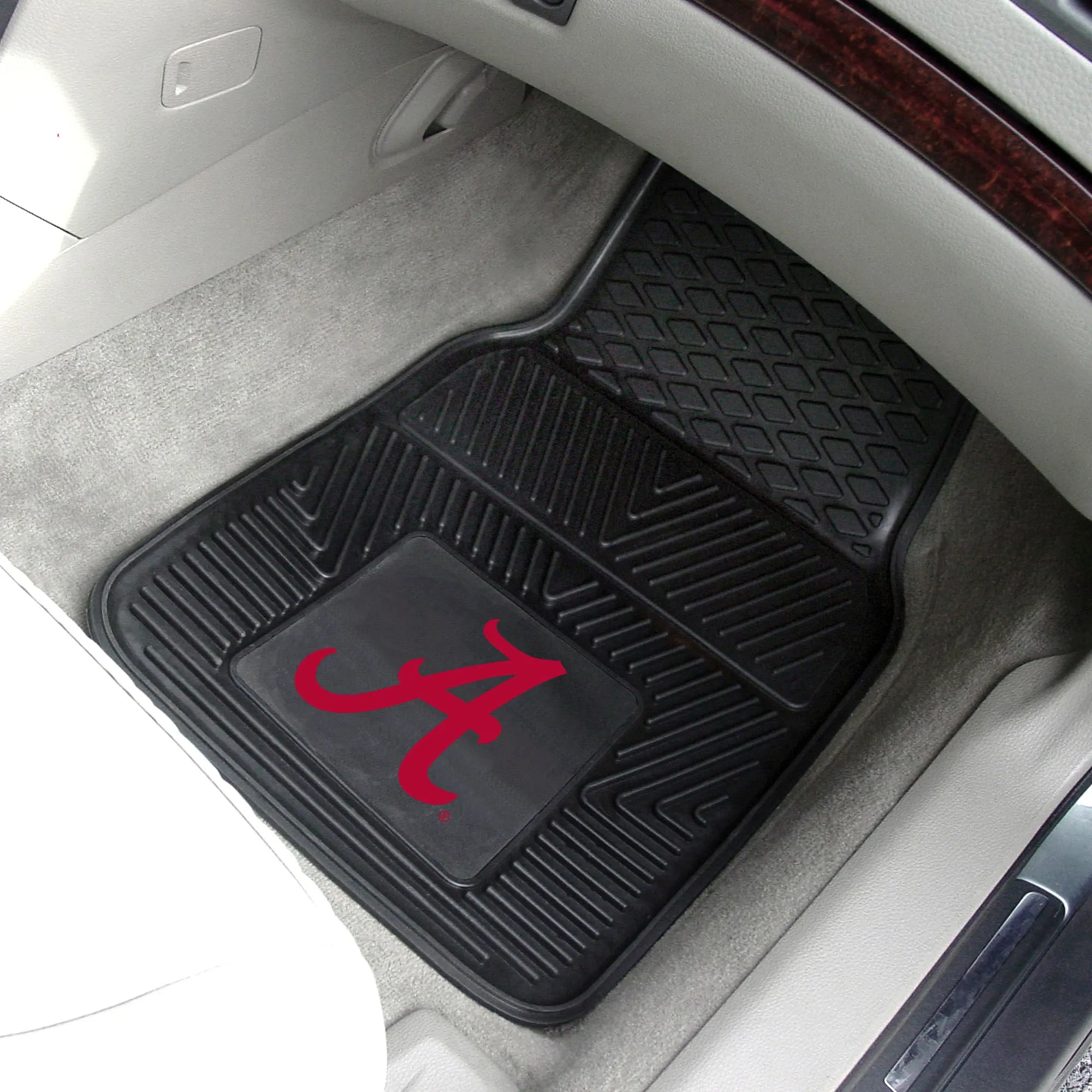 Fanmats Alabama Crimson Tide 2pc Vinyl Car Mat Set