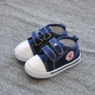 Fashion children shoes kids sneakers baby boys and girls canvas shoes velcro candy spring autumn