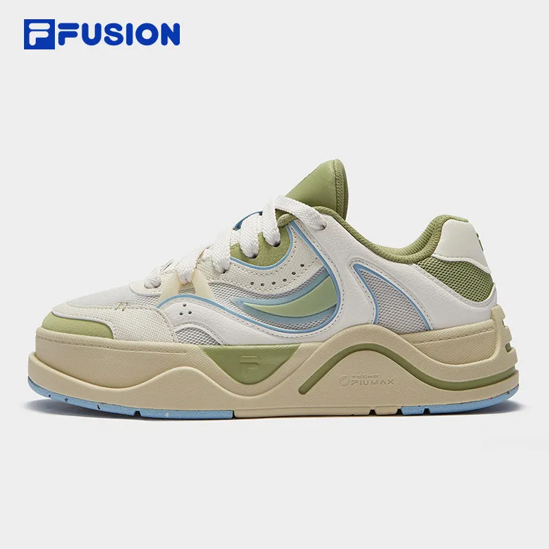 FILA FUSION 50-50 Women Skate Shoes (White / Brown)