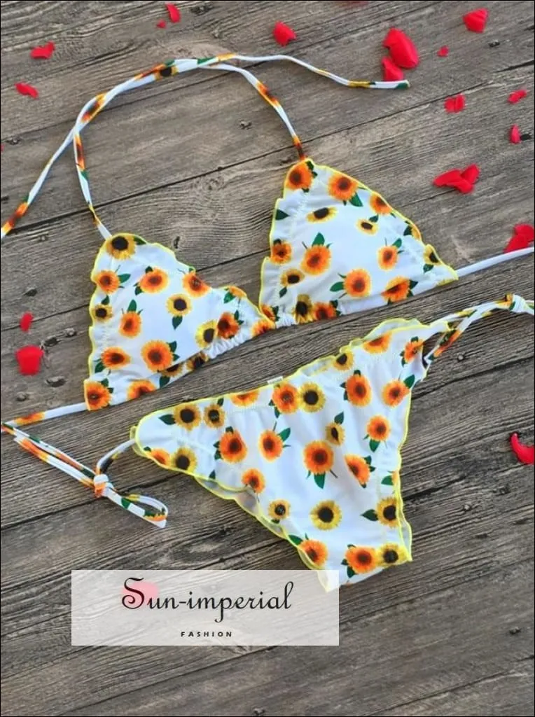 Floral Print Bikinis new Swimwear Women Swimsuit Beach Brazilian Bikini Set