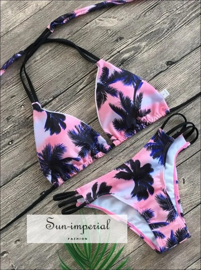 Floral Print Bikinis new Swimwear Women Swimsuit Beach Brazilian Bikini Set