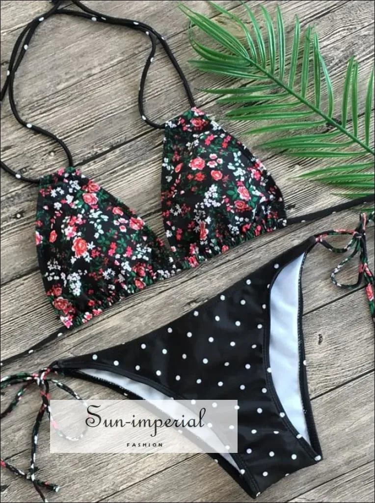 Floral Print Bikinis new Swimwear Women Swimsuit Beach Brazilian Bikini Set