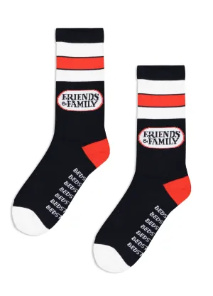 FRIENDS & FAMILY SOCKS (BLACK)