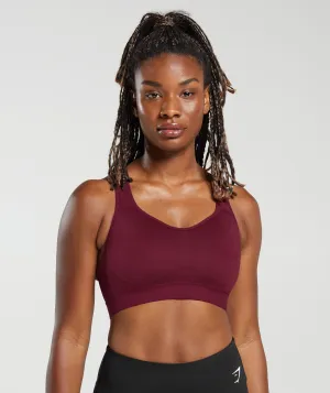 Gymshark Lightweight High Support Sports Bra - Plum Pink