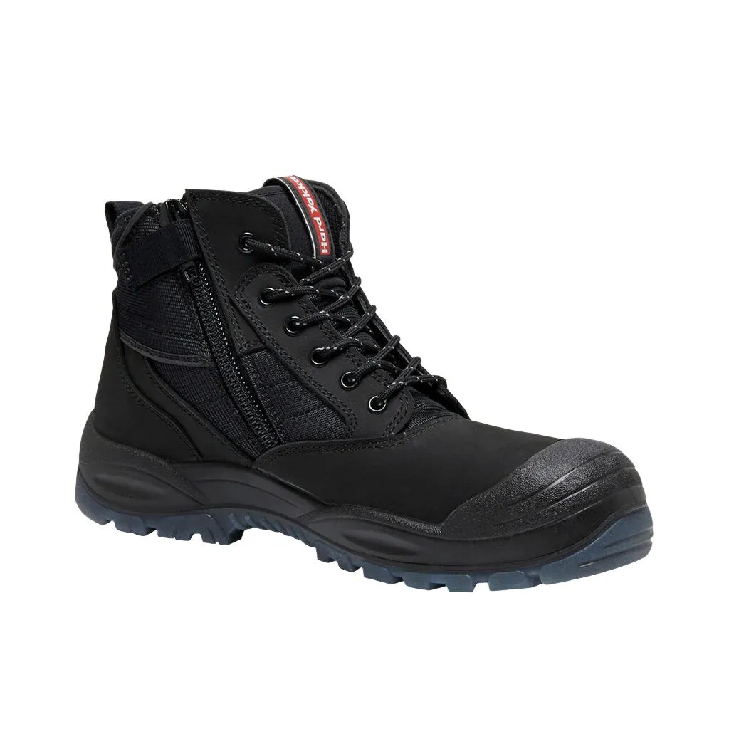 Hard Yakka Nite Vision Hi Vis Lace Up Steel Toe Safety Boot (Y60235)