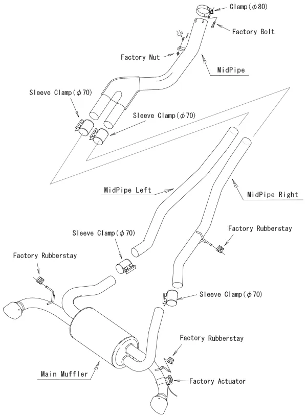 HKS SUPER TURBO CATBACK EXHAUST FOR 2019  TOYOTA GR SUPRA B58