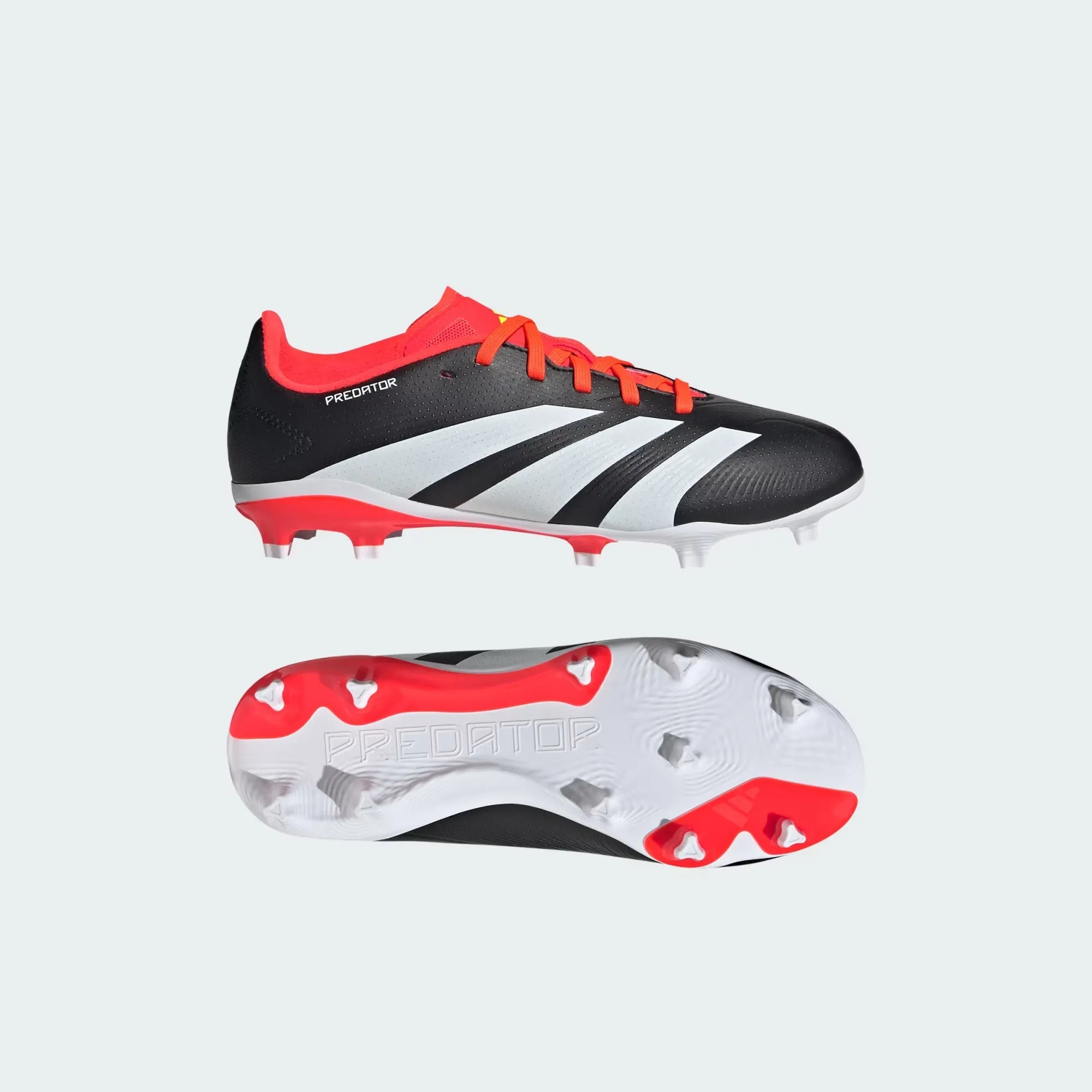 Junior Predator League FG [Core Black/White/Solar Red]