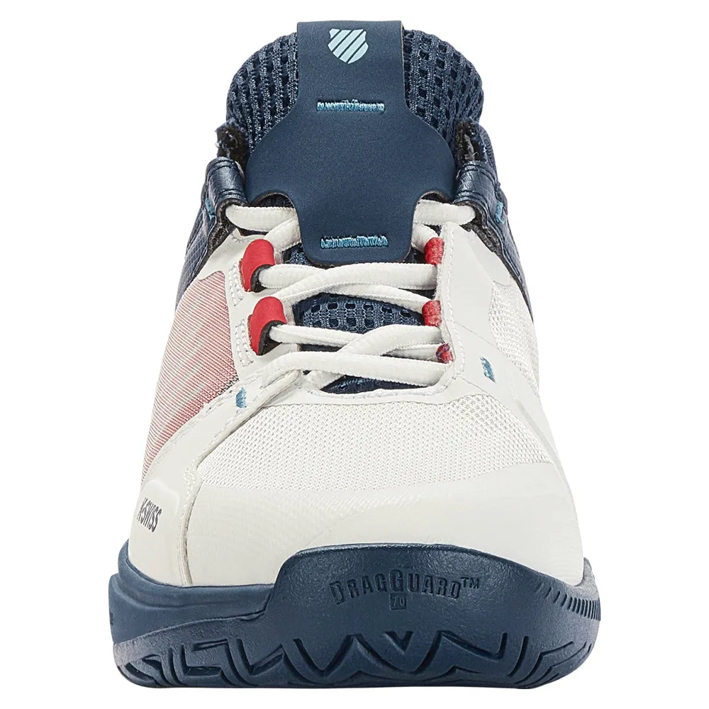 K-Swiss Ultrashot Team Tennis Shoes (Mens) - Blanc/Blue Opal/Lollipop