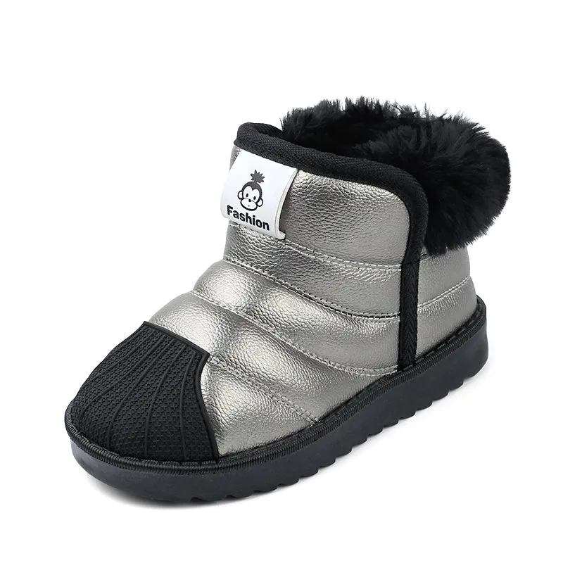 Kids Rubber Winter Snow Boots