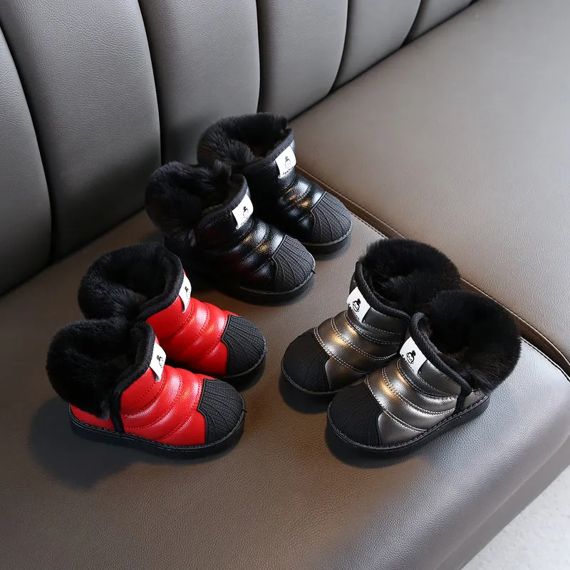 Kids Rubber Winter Snow Boots