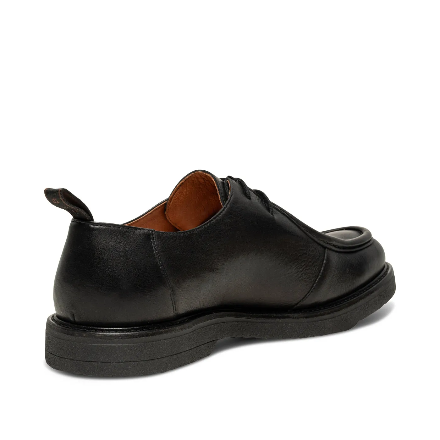 Kip wallabee leather - BLACK