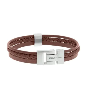 Leather Bracelet Casual Cole Peanut