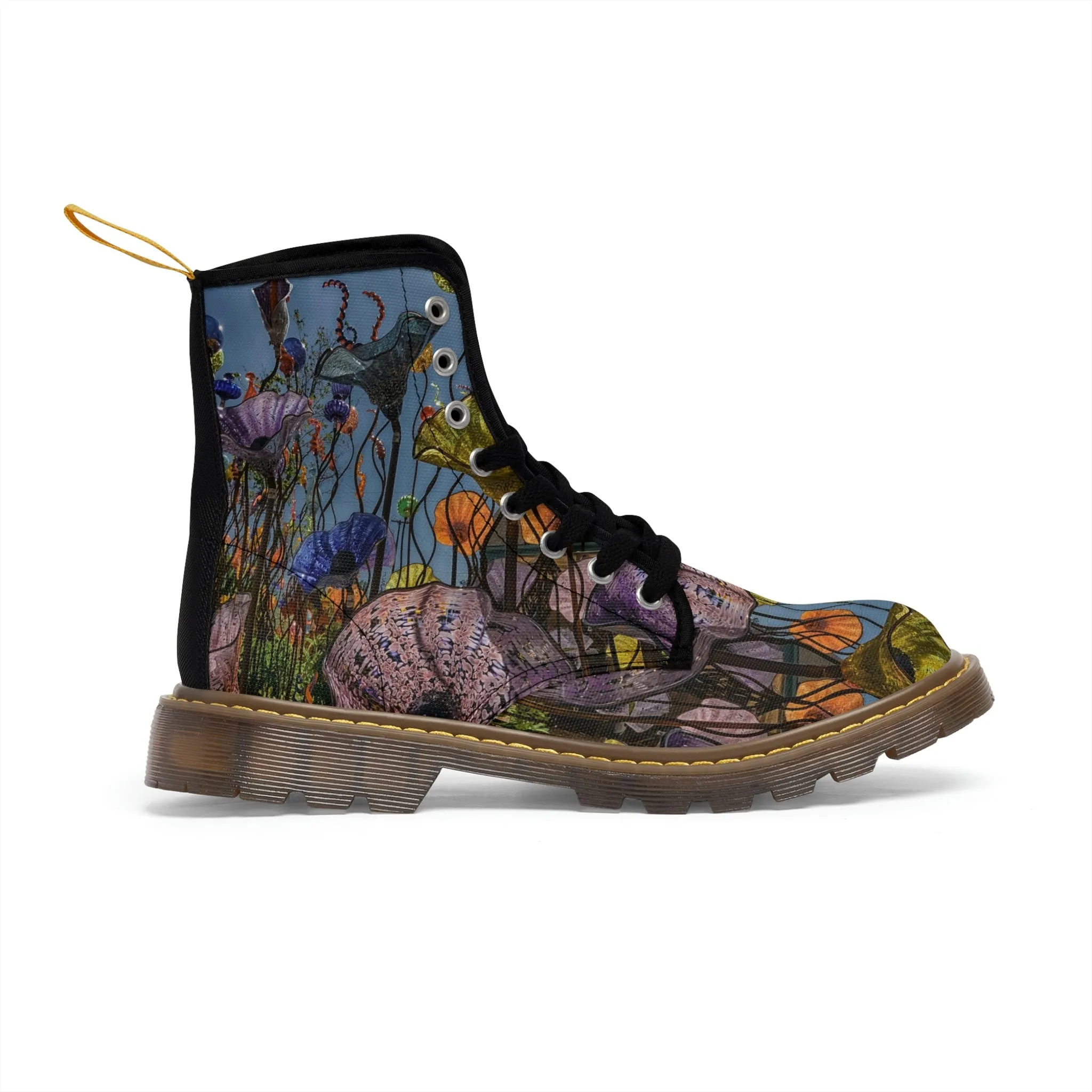 Magic Glass Women's Canvas Art Boots