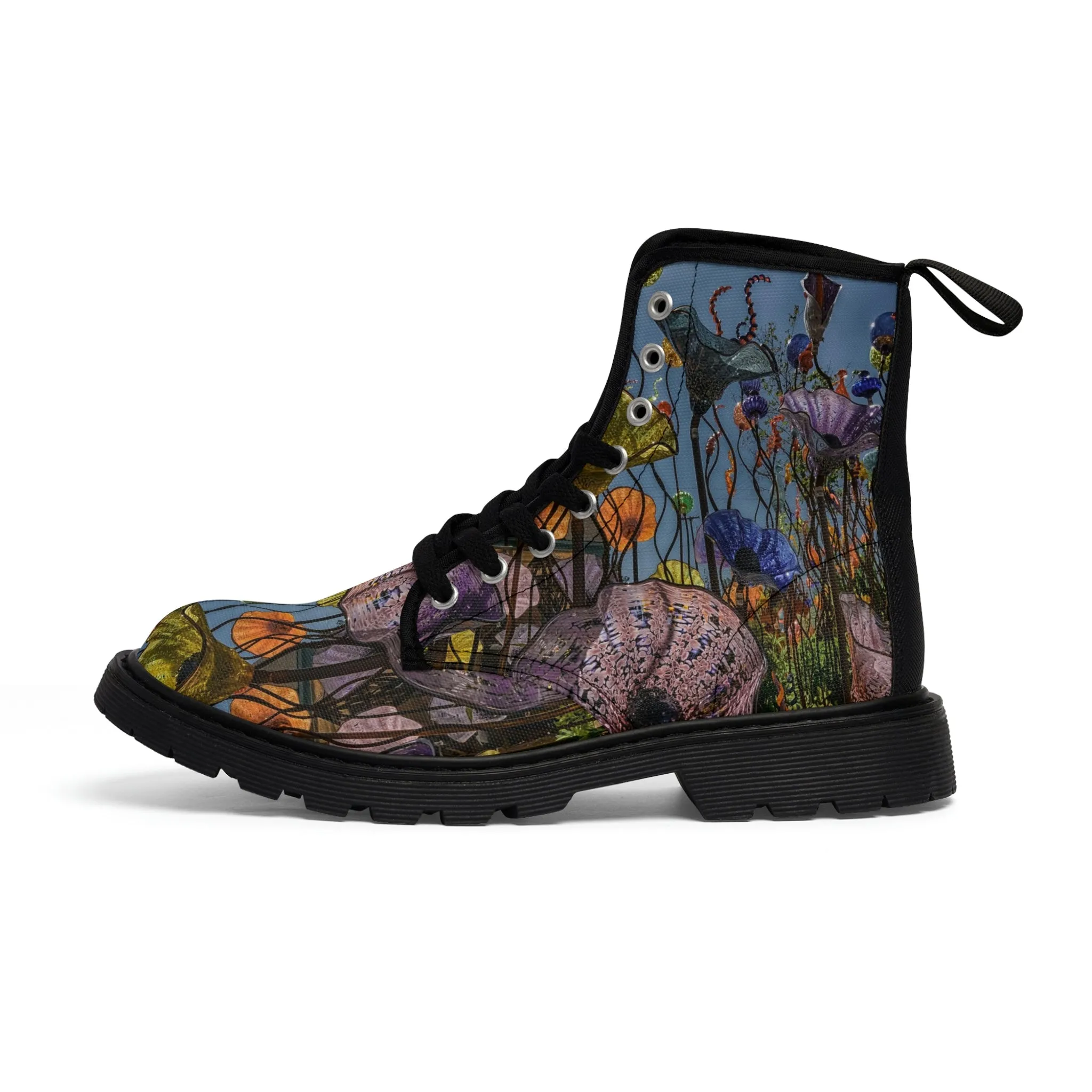 Magic Glass Women's Canvas Art Boots