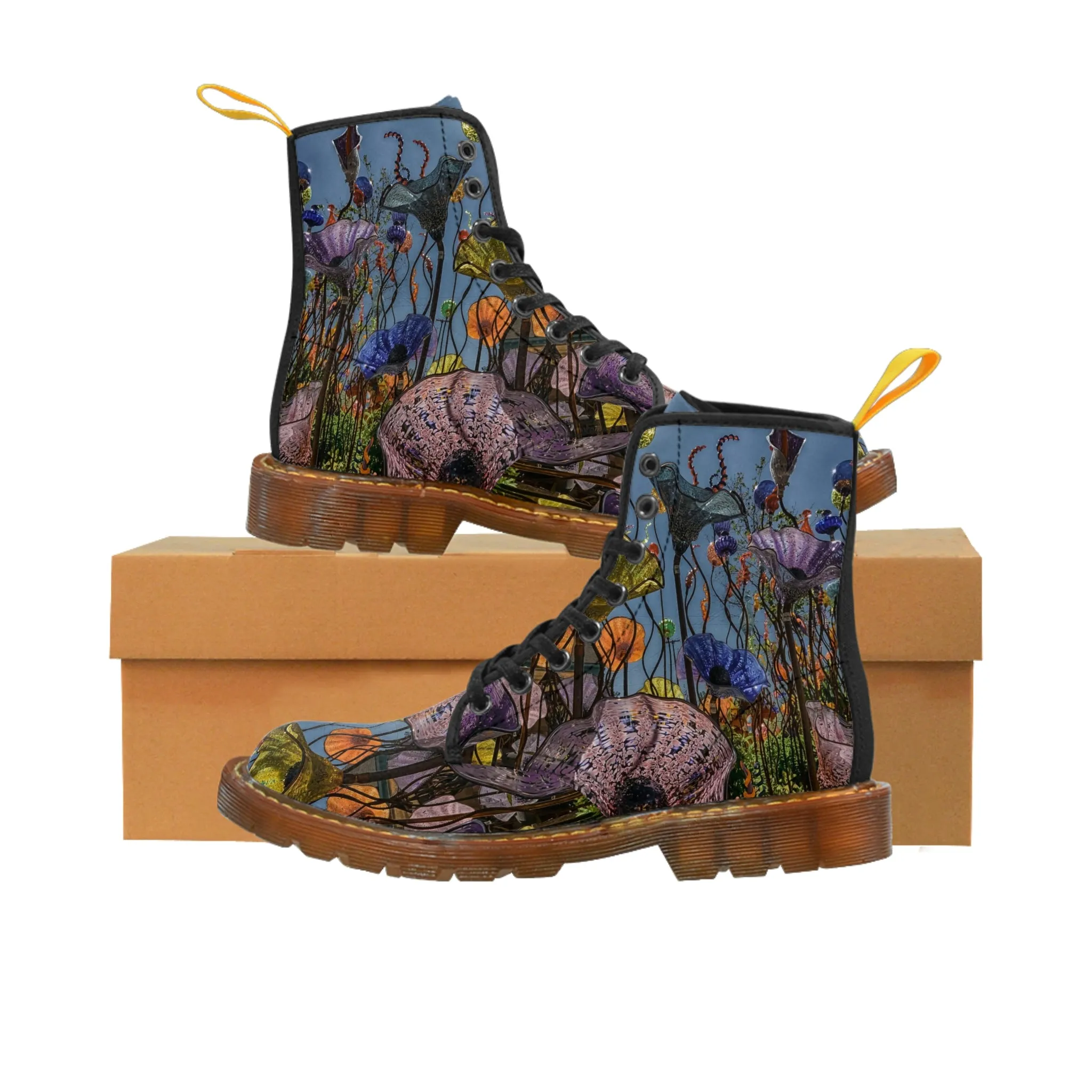 Magic Glass Women's Canvas Art Boots