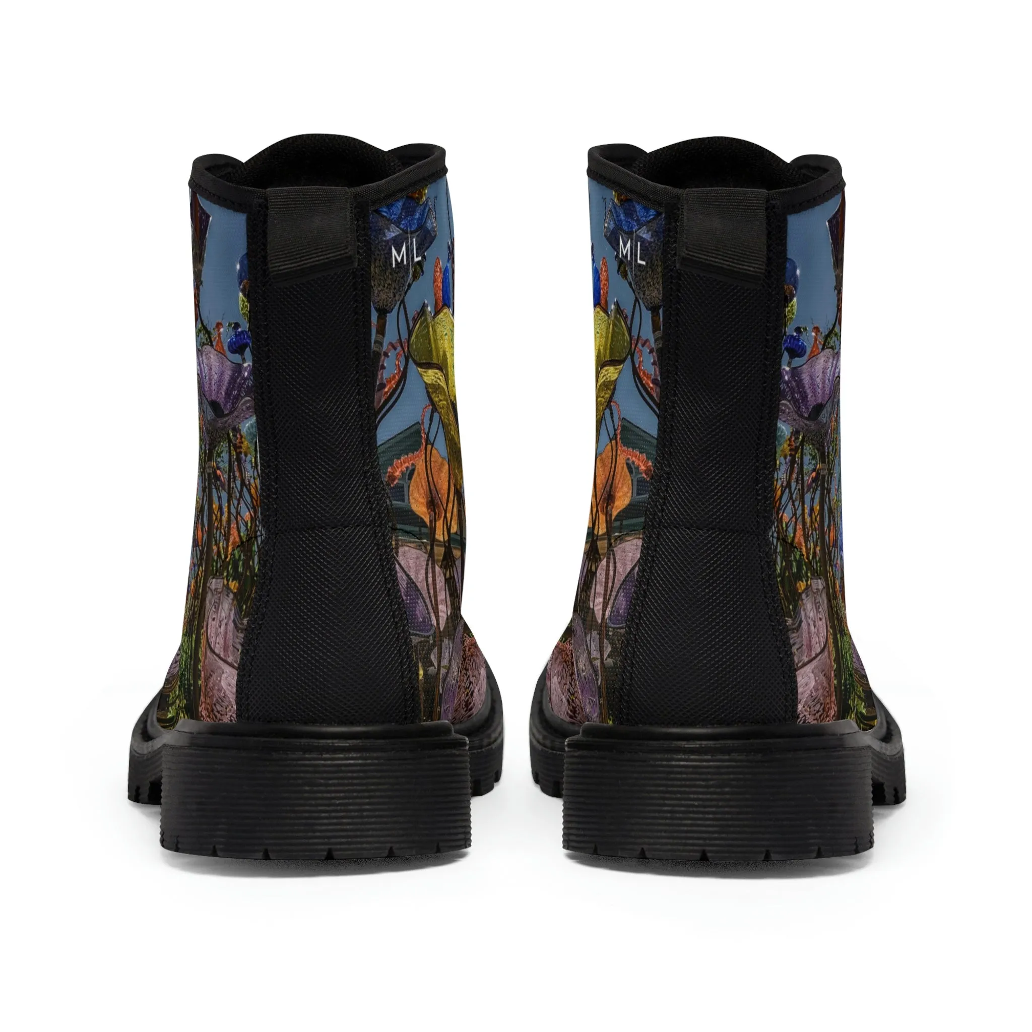 Magic Glass Women's Canvas Art Boots