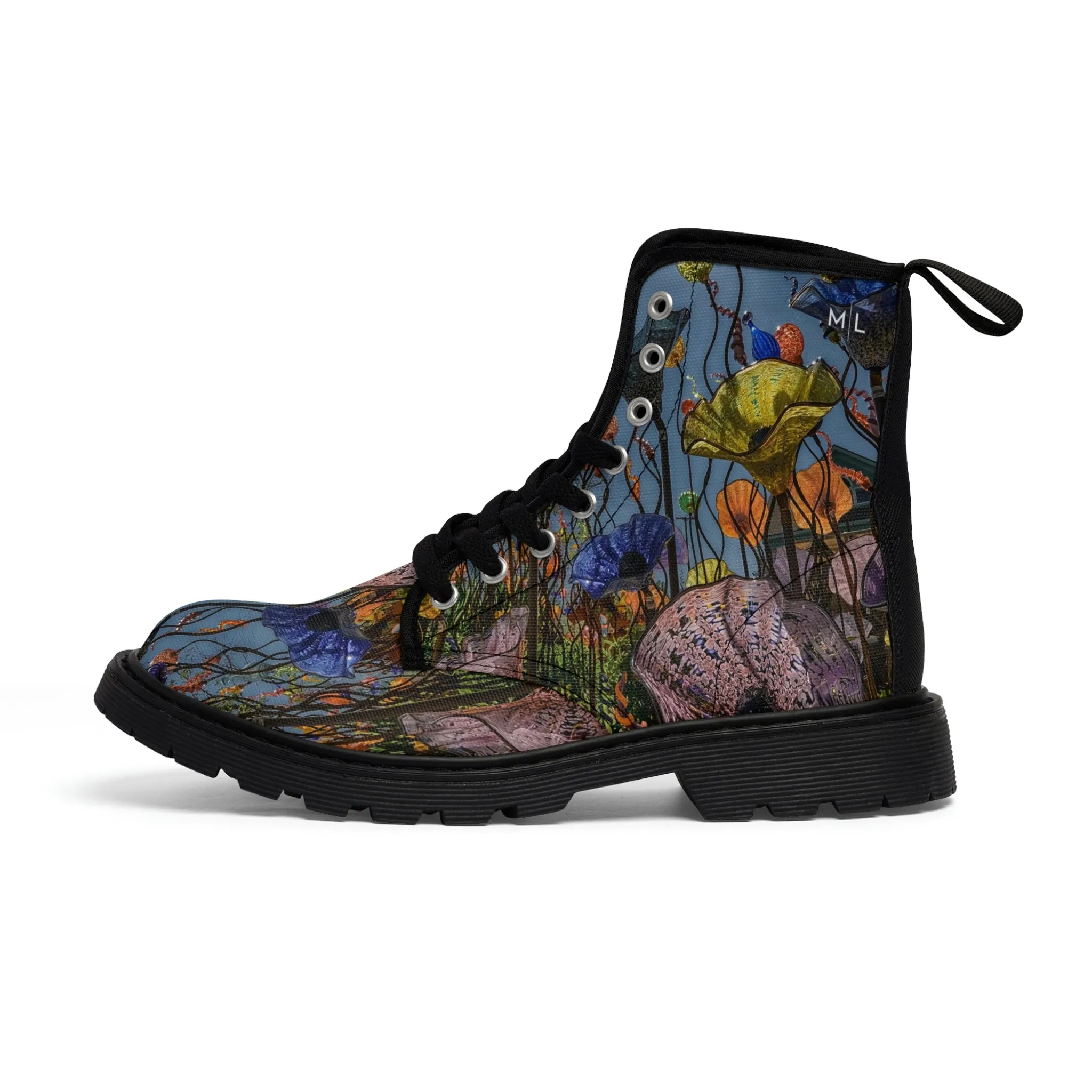 Magic Glass Women's Canvas Art Boots