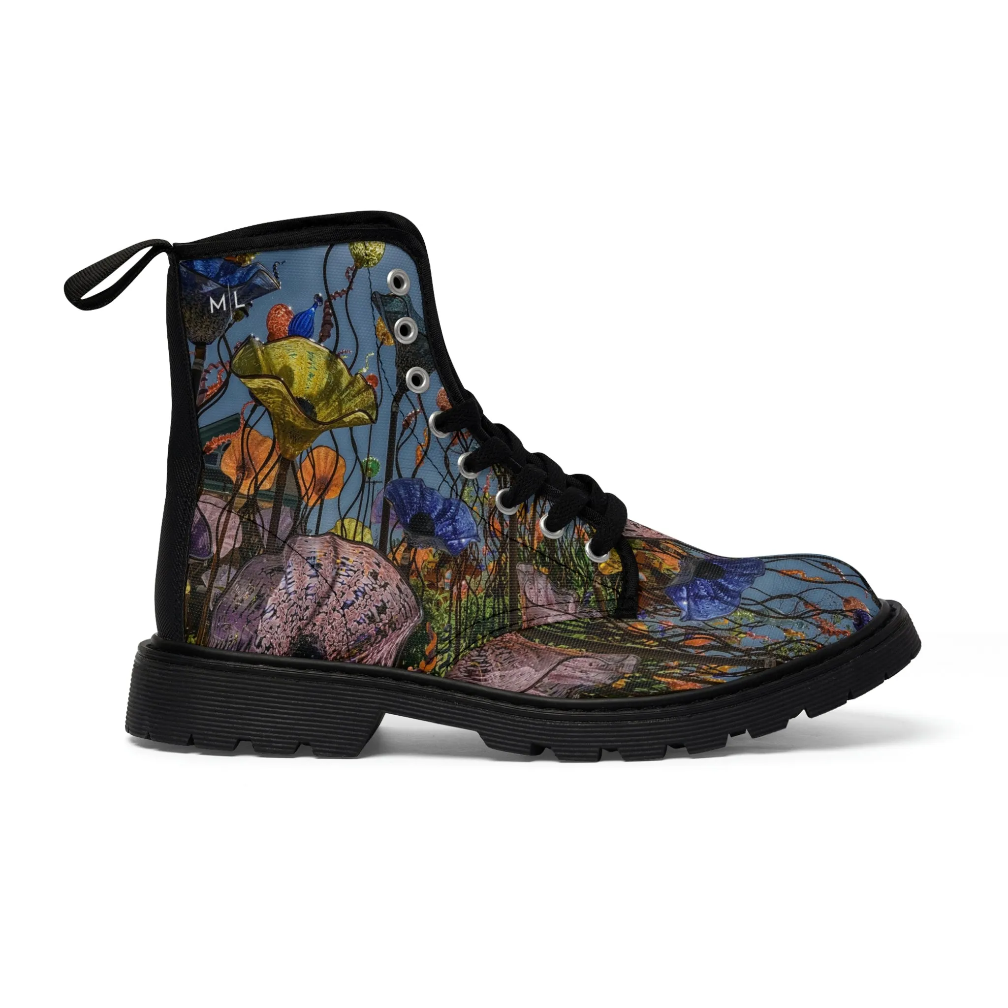 Magic Glass Women's Canvas Art Boots