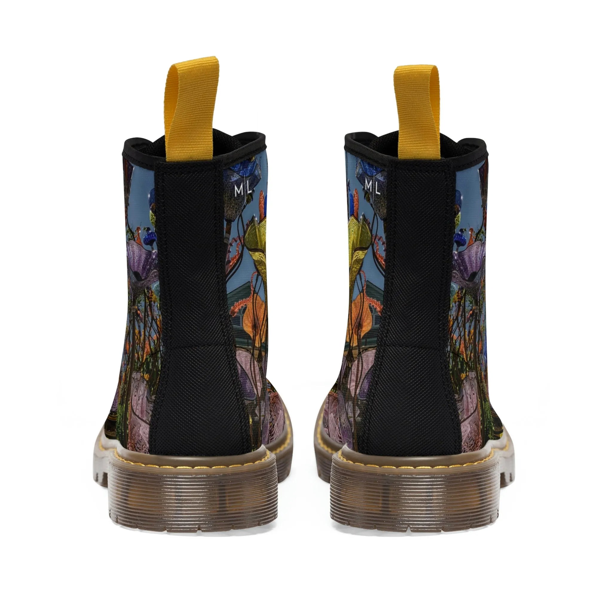 Magic Glass Women's Canvas Art Boots