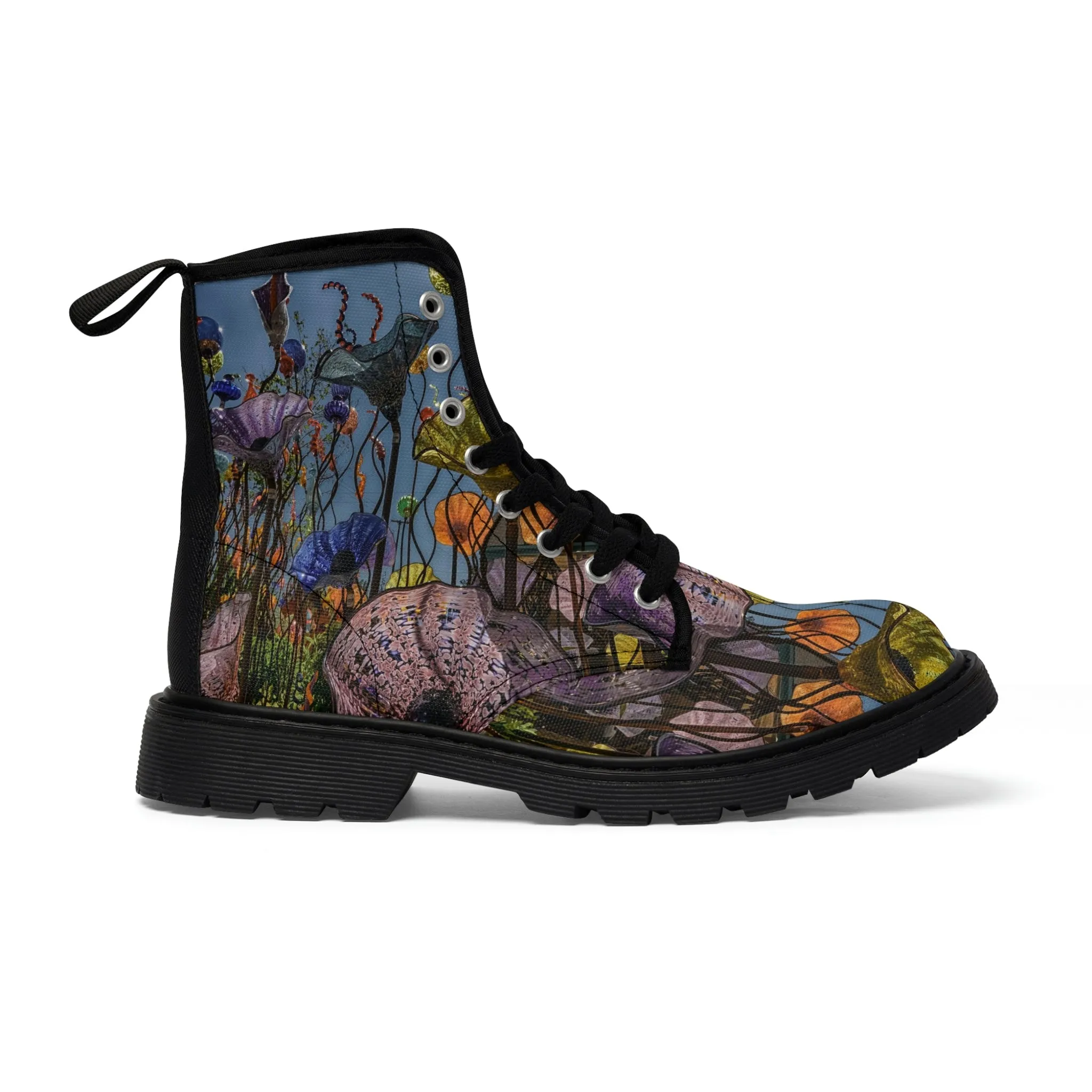 Magic Glass Women's Canvas Art Boots